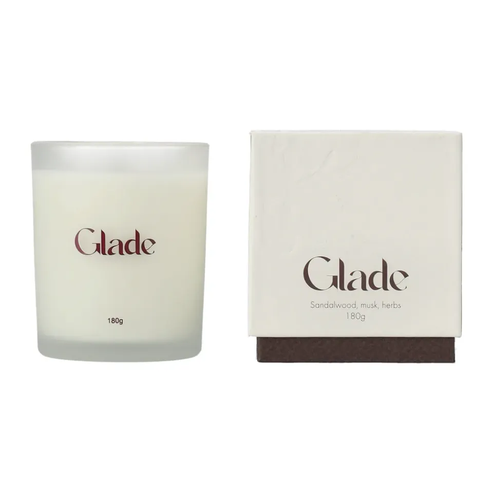 Best Scandi Living Vela aromática Glade, 180 g Rojo