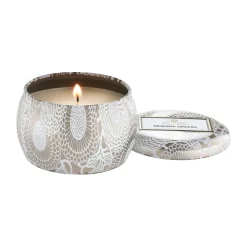 New Voluspa Vela aromática Japonica Mini Tin 25 horas, Orquídea Mokara Blanco