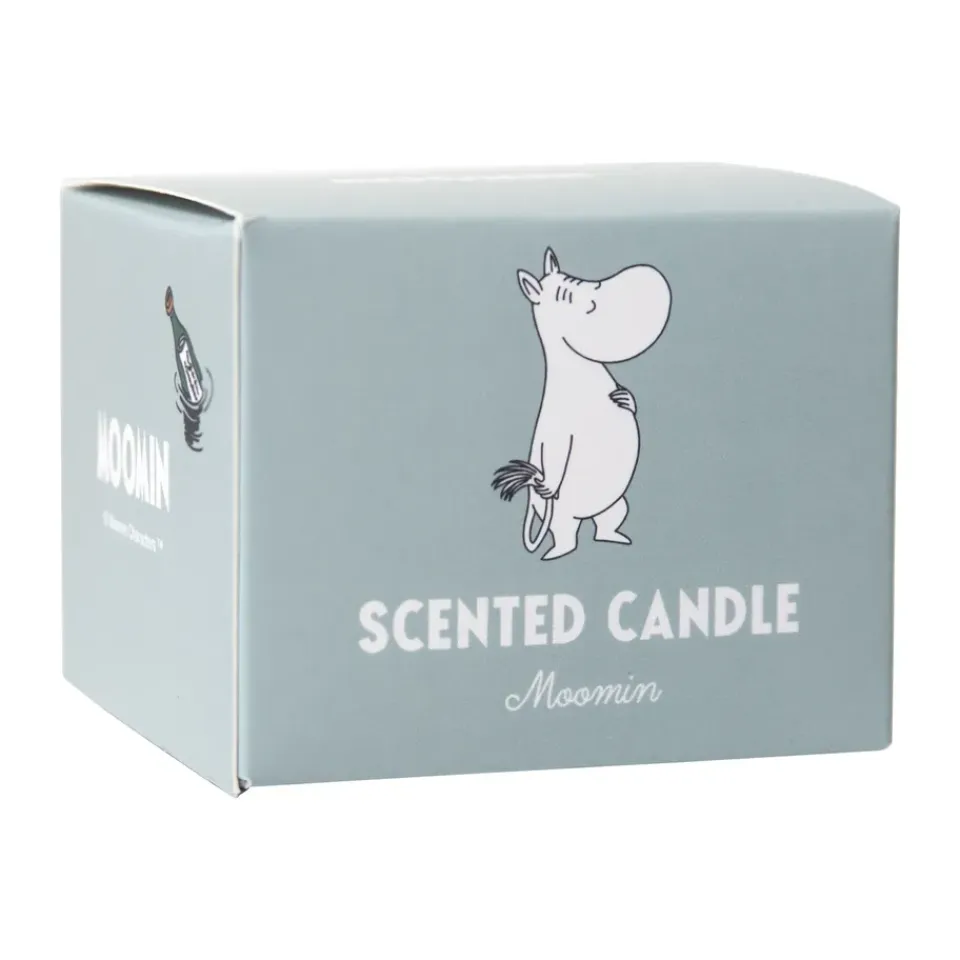 Hot Pluto Design Vela aromática Moomin pequeña 20 h, Moomin Azul