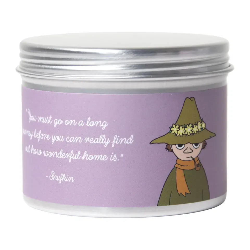 Pluto Design Vela aromática Moomin pequeña 20 h, Snusmumriken Púrpura