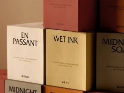Hot Audo Copenhagen Vela aromática Olfacte En Passant, 79 g GrisVerdeMarrón