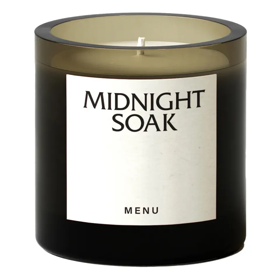 Outlet Audo Copenhagen Vela aromática Olfacte Midnight Soak, 79 g GrisVerdeMarrón