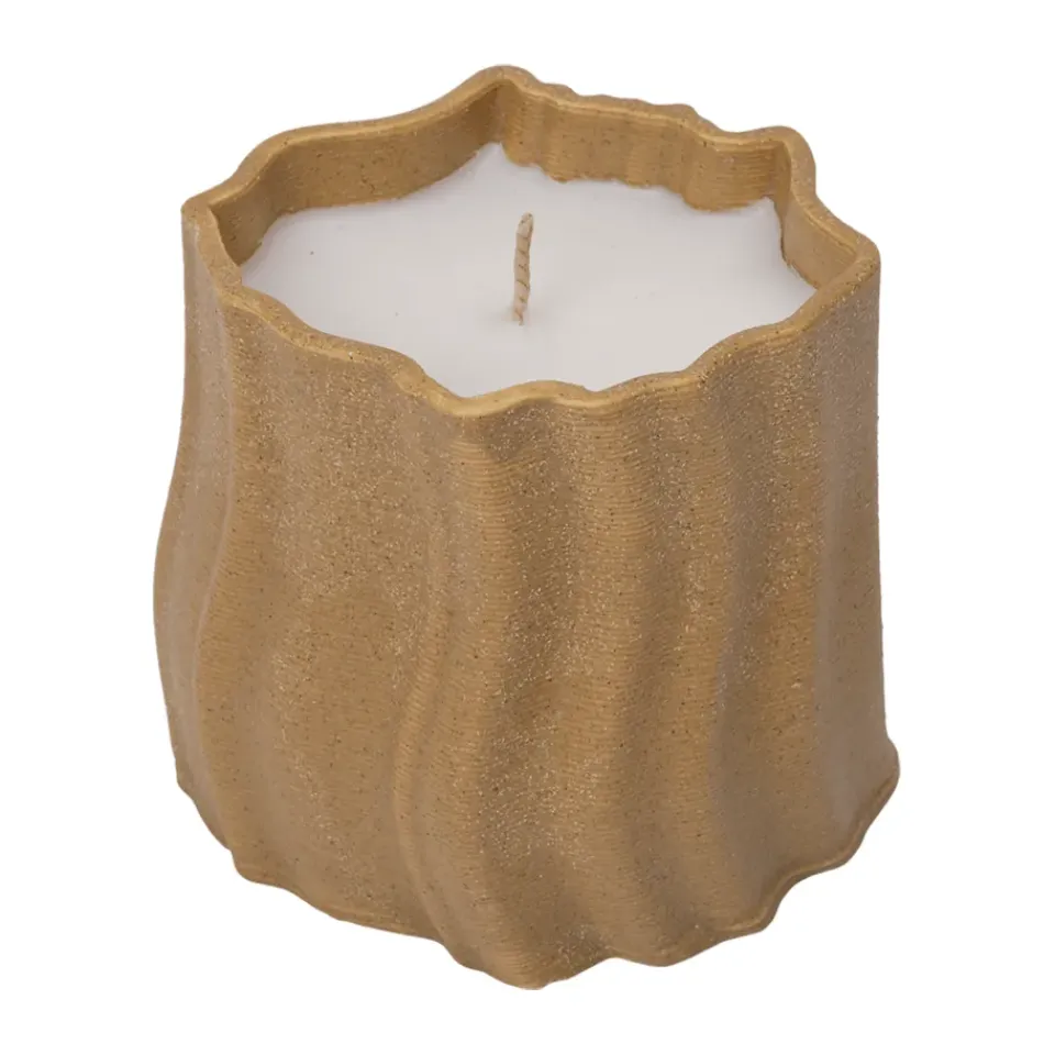 Clearance Ferm Living Vela aromática Rylith 53 h, Limón de citronela Beige