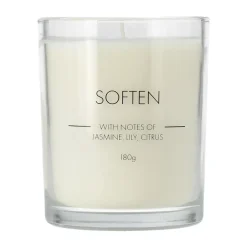 Discount Scandi Essentials Vela aromática Soften , 180 g Blanco