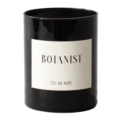 Discount Tell Me More Vela aromática 48 h, Botanist NegroBlanco