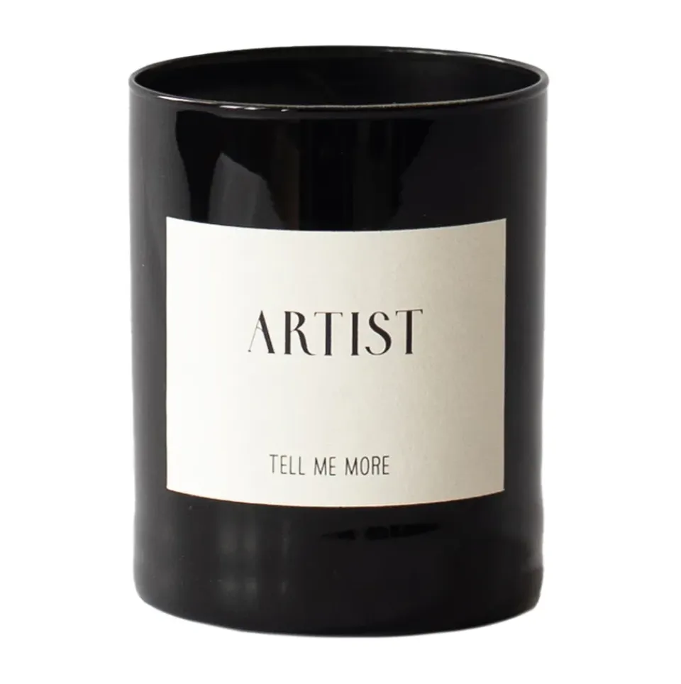 Clearance Tell Me More Vela aromática 48 h, Artist NegroBlanco