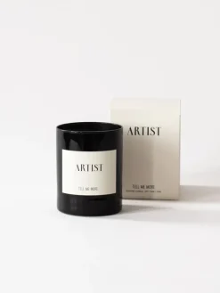 Clearance Tell Me More Vela aromática 48 h, Artist NegroBlanco