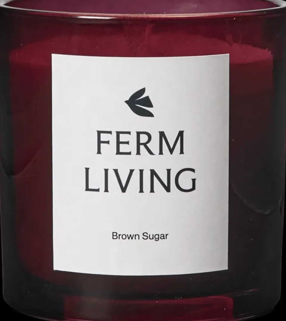Online Ferm Living Vela aromática Vitto 45 h, Dark Grape Verde