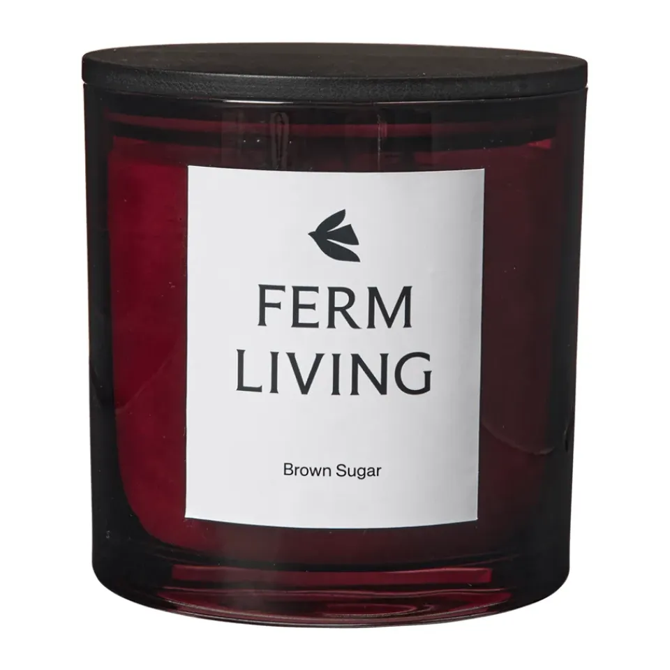 Discount Ferm Living Vela aromática Vitto 50 h, Dark Grape Verde