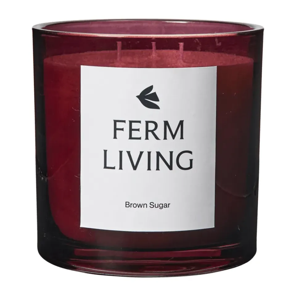 Discount Ferm Living Vela aromática Vitto 50 h, Dark Grape Verde