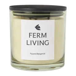 Outlet Ferm Living Vela aromática Vitto 50 h, Light Celedon Blanco