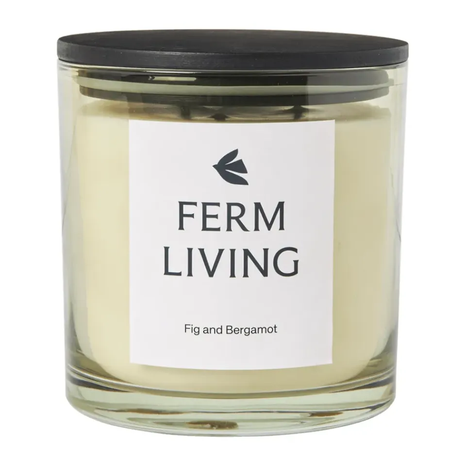 Outlet Ferm Living Vela aromática Vitto 50 h, Light Celedon Blanco