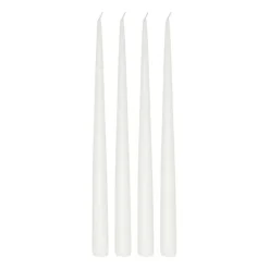 Outlet Scandi Essentials Vela cónica Atmosphere 32 cm, 4 unidades, Blanco