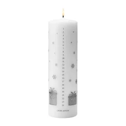 Best Georg Jensen Vela de calendario 2025, Blanco-plata BlancoPlateado