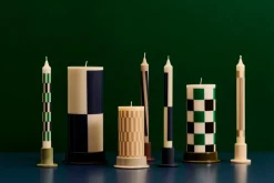 HAY Vela gruesa Column Candle small 15 cm, Cream-sand BlancoBeige