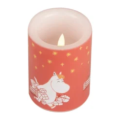 Outlet Muurla Vela gruesa LED Moomin 10 cm, Gifts Rojo