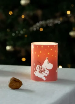 Outlet Muurla Vela gruesa LED Moomin 10 cm, Gifts Rojo