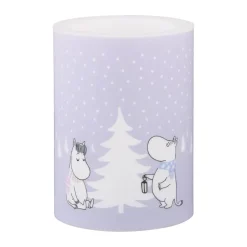 Sale Muurla Vela gruesa LED Moomin 10 cm, Nevada Púrpura