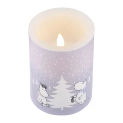 Sale Muurla Vela gruesa LED Moomin 10 cm, Nevada Púrpura