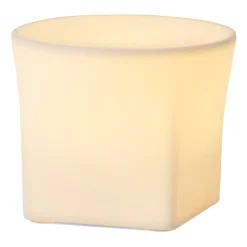 Hot Audo Copenhagen Vela LED Ignus 8 cm, Blanco hueso BeigeBlanco