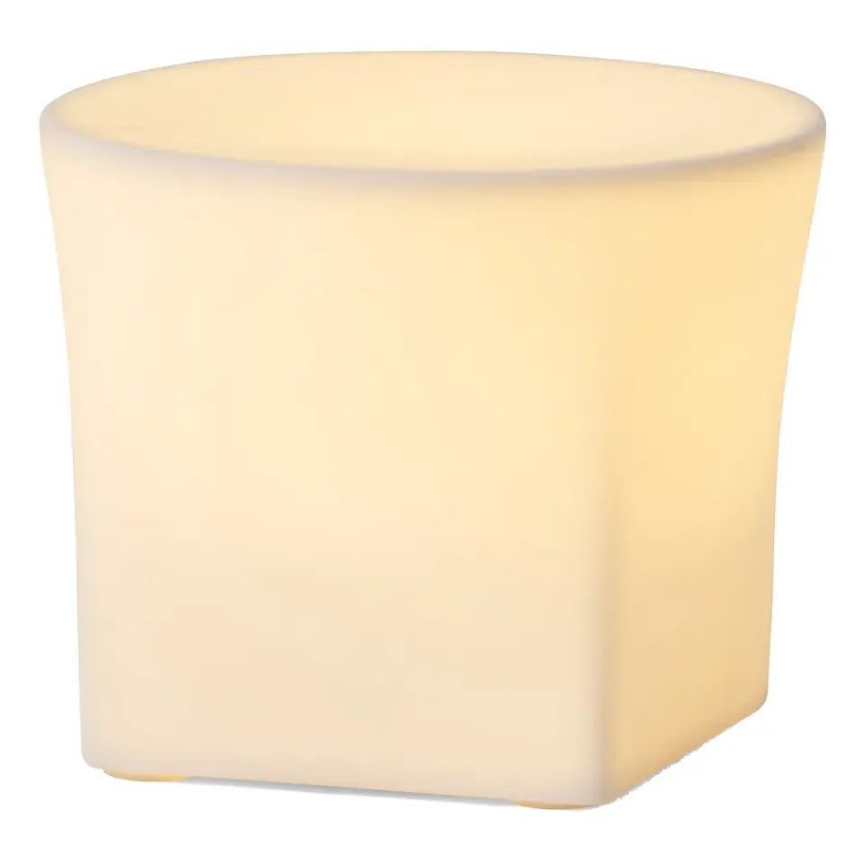 Hot Audo Copenhagen Vela LED Ignus 8 cm, Blanco hueso BeigeBlanco