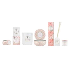 Best Voluspa Vela perfumada Classic Maison Blanc 60 horas, Saijo Persimmon Color doradoBlanco