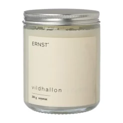 ERNST Vela perfumada con tapa Ø7,2 cm, Frambuesa silvestre Blanco
