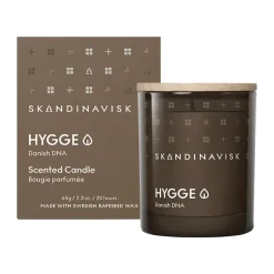 Sale Skandinavisk Vela perfumada con tapa Hygge, 65 g Marrón