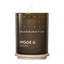 Sale Skandinavisk Vela perfumada con tapa Hygge, 65 g Marrón