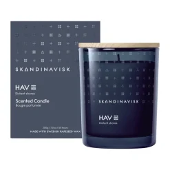 Outlet Skandinavisk Vela perfumada con tapa Hav, 200 g Azul