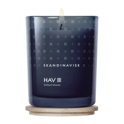 Outlet Skandinavisk Vela perfumada con tapa Hav, 200 g Azul