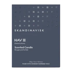 Outlet Skandinavisk Vela perfumada con tapa Hav, 200 g Azul