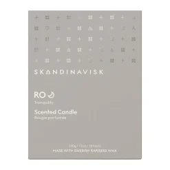 New Skandinavisk Vela perfumada con tapa Ro, 200 g Beige