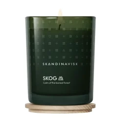 Hot Skandinavisk Vela perfumada con tapa Skog, 200 g Verde