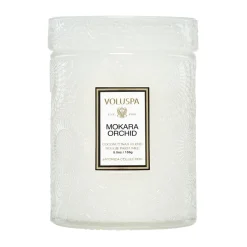 New Voluspa Vela perfumada en bote de cristal Japonica 50 horas, Orquídea Mokara Blanco
