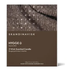 Skandinavisk Vela perfumada HYGGE Special Edition, 350 g Marrón