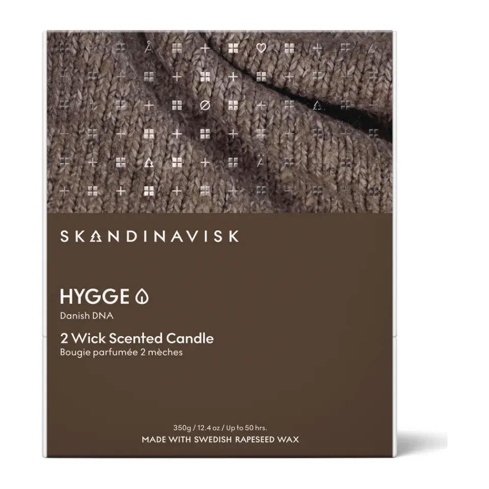 Skandinavisk Vela perfumada HYGGE Special Edition, 350 g Marrón