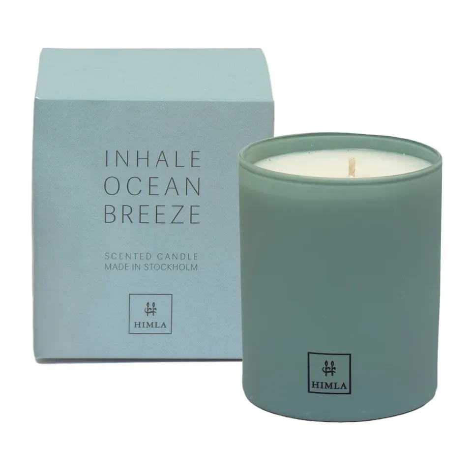 Outlet Himla Vela perfumada Inhale 230 g, Ocean breeze Azul