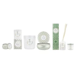 Sale Voluspa Vela perfumada Maison Blanc Mini Tin 25 horas, Moroccan Mint Tea VerdeBlanco