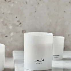 Clearance Meraki Vela perfumada , 35 horas, White garden Blanco