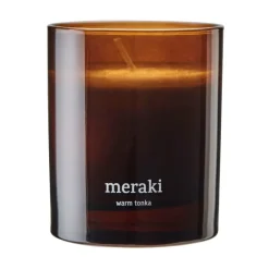 Online Meraki Vela perfumada , 35 horas, Warm tonka Marrón