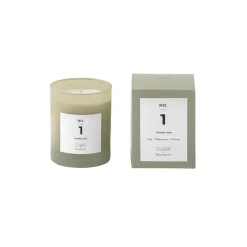 Clearance Illume x Bloomingville Vela perfumada NO. 1 Parsley Lime, 200 g + Caja regalo Verde