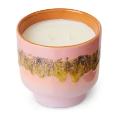 New HKliving Vela perfumada 70's, 50 h, Miami RosaMulti