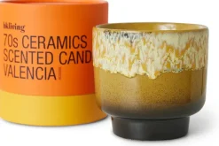 New HKliving Vela perfumada 70's, 50 h, Valencia MarrónAmarillo