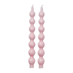 Clearance RICE Vela 30,2 cm, 2-pack, suave Rosa