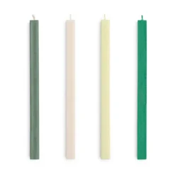 Outlet HAY Vela Square Candl mix 4-pack, Greens-whites Multi