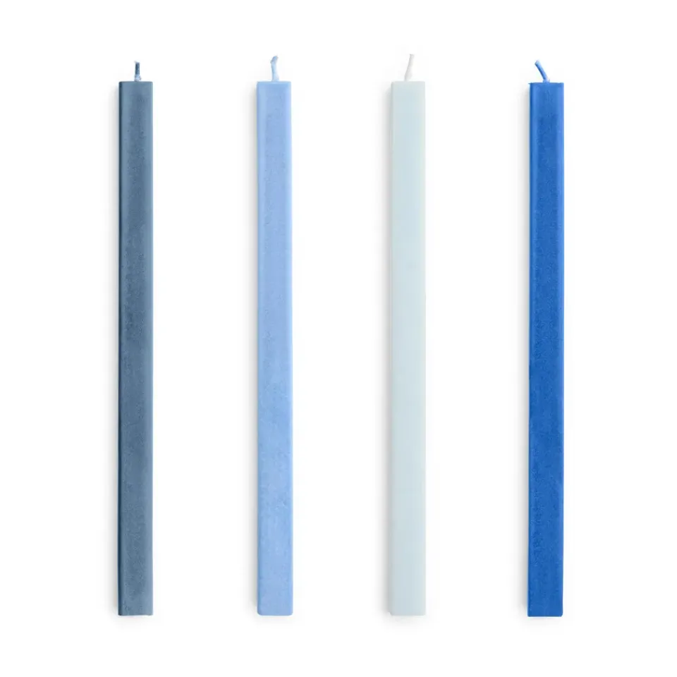 Sale HAY Vela Square Candl mix 4-pack, Blues Azul