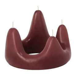 Hot Ferm Living Vela Stala candle ring, Dark grape Rojo