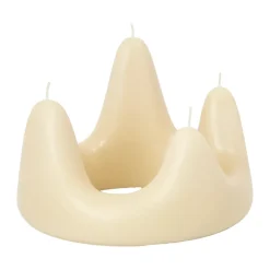 Clearance Ferm Living Vela Stala candle ring, Sand Beige