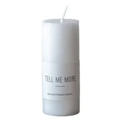Hot Tell Me More Vela S 10 cm, Blanco